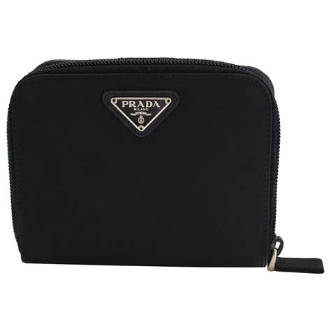 prada geldbörse schwarz|prada wallet holder.